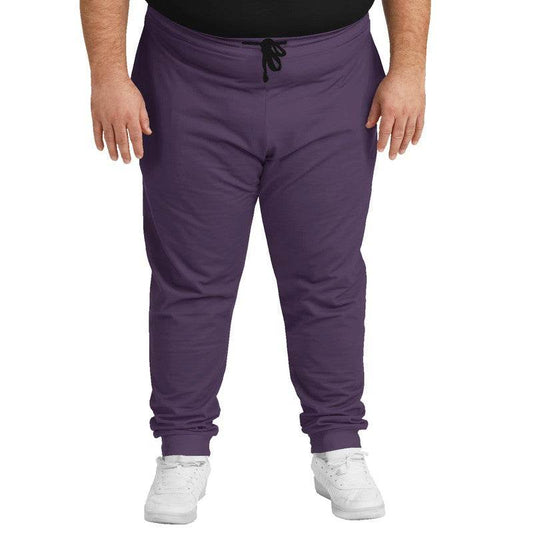 Medium-Dark Fully-Muted Purple Joggers PLUS (MPU2-FM-MD) - Man Front PLUS