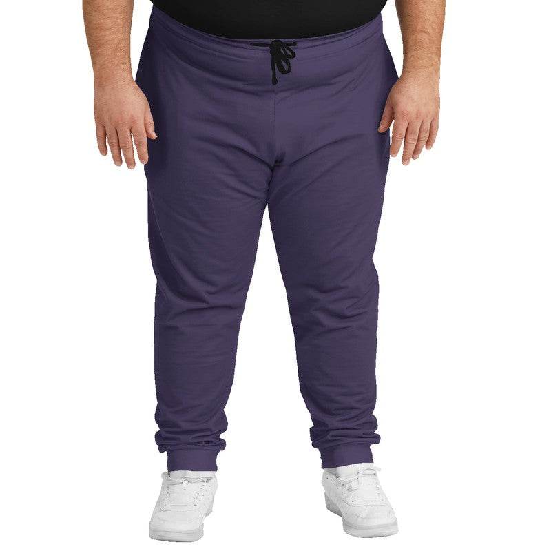 Medium-Dark Fully-Muted Purple Joggers PLUS (PU-FM-MD) - Man Front PLUS