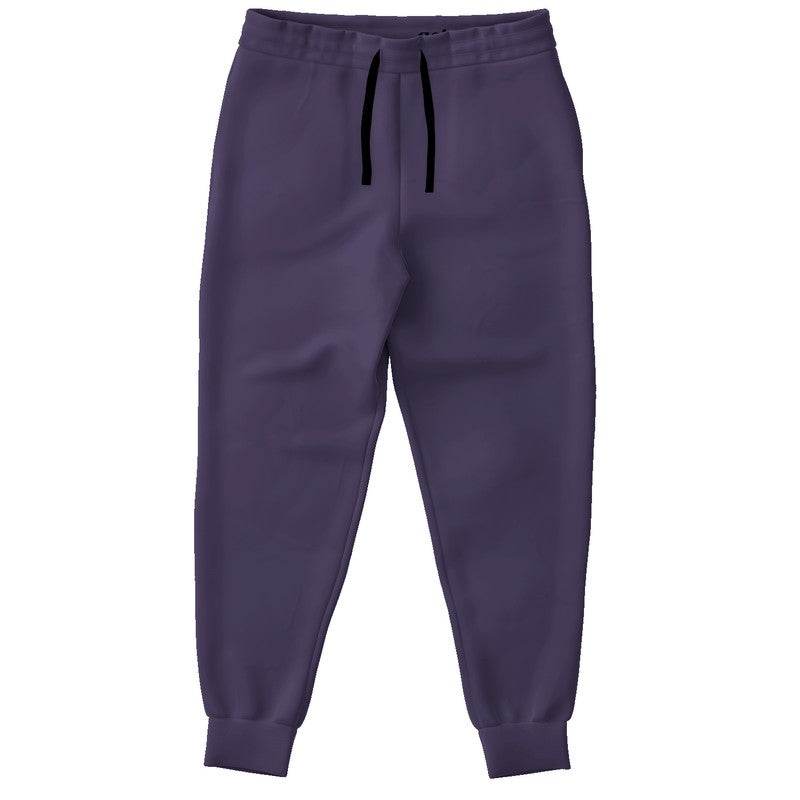 Medium-Dark Fully-Muted Purple Joggers (PU-FM-MD) - Front