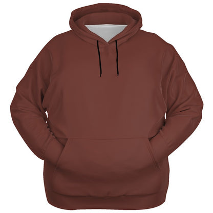 Medium-Dark Fully-Muted Red Hoodie PLUS (R-FM-MD) - Ghost Front PLUS