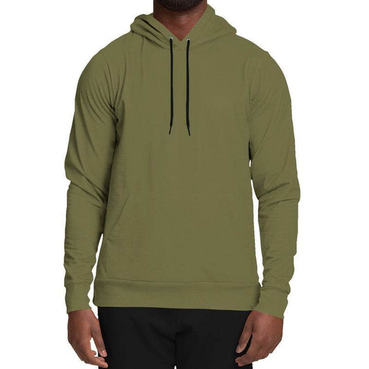 Medium-Dark Fully-Muted Yellow Hoodie (LY2-FM-MD) - Man Front