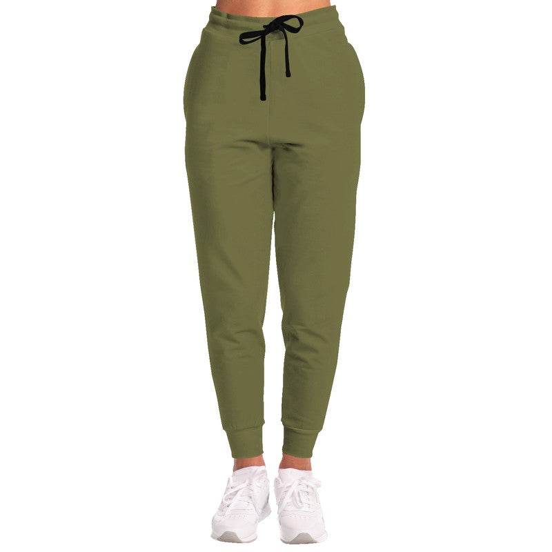 Medium-Dark Fully-Muted Yellow Joggers (LY2-FM-MD) - Woman Front