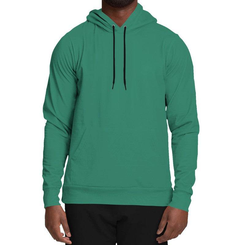 Medium-Dark Medium Blue-Green Hoodie (BGG1-ME-MD) - Man Front