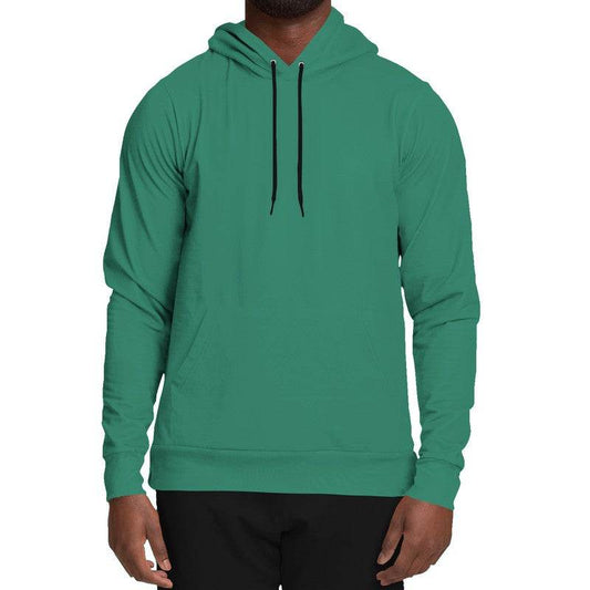 Medium-Dark Medium Blue-Green Hoodie (BGG1-ME-MD) - Man Front