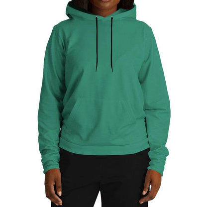 Medium-Dark Medium Blue-Green Hoodie (BGG1-ME-MD) - Woman Front