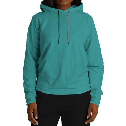 Medium-Dark Medium Blue-Green Hoodie (CBG2-ME-MD) - Woman Front