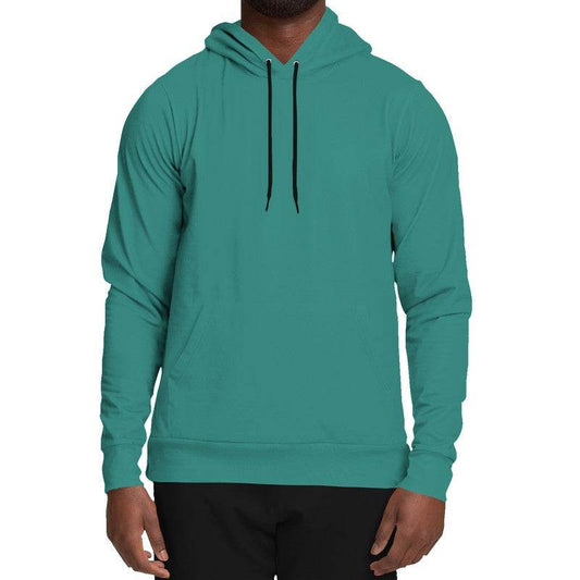 Medium-Dark Medium Blue-Green Hoodie (CBG3-ME-MD) - Man Front