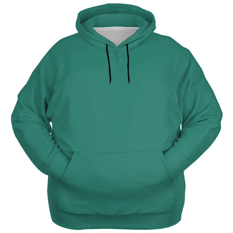 Medium-Dark Medium Blue-Green Hoodie PLUS (BG-ME-MD) - Ghost Front PLUS