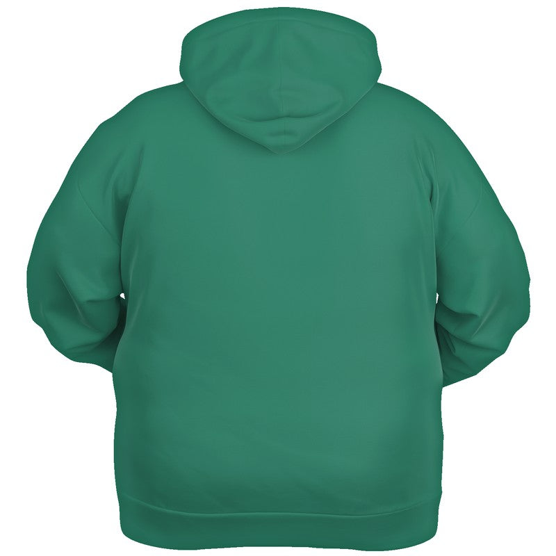 Medium-Dark Medium Blue-Green Hoodie PLUS (BGG1-ME-MD) - Ghost Back PLUS