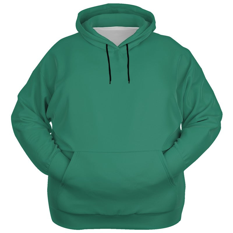 Medium-Dark Medium Blue-Green Hoodie PLUS (BGG1-ME-MD) - Ghost Front PLUS