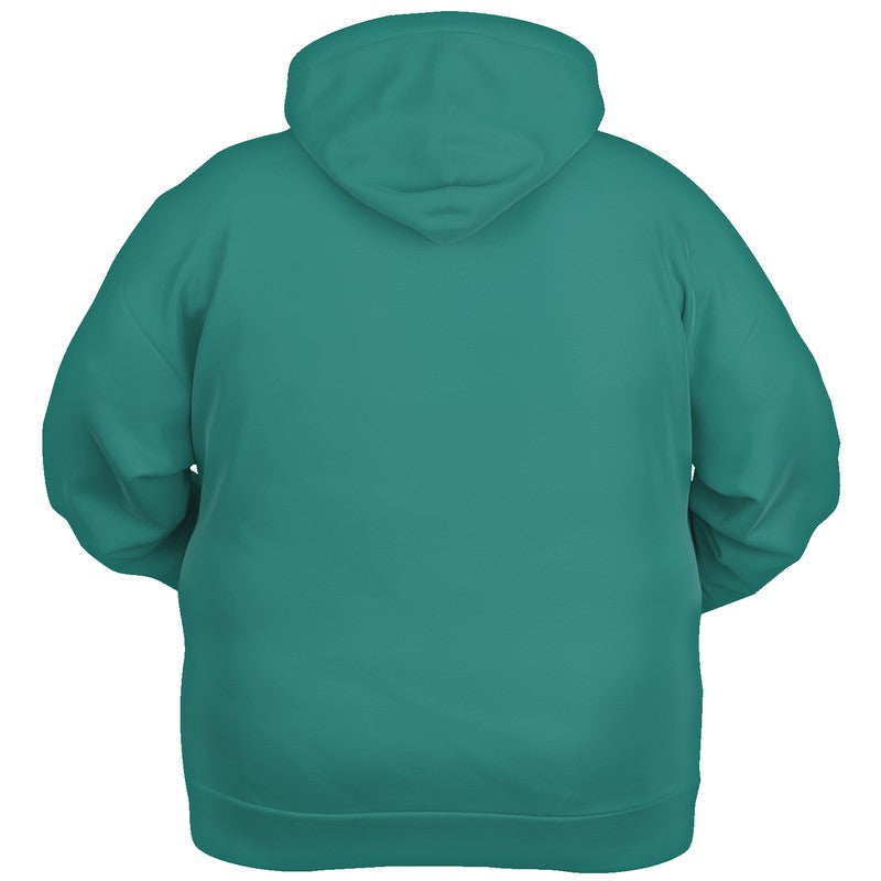 Medium-Dark Medium Blue-Green Hoodie PLUS (CBG3-ME-MD) - Ghost Back PLUS