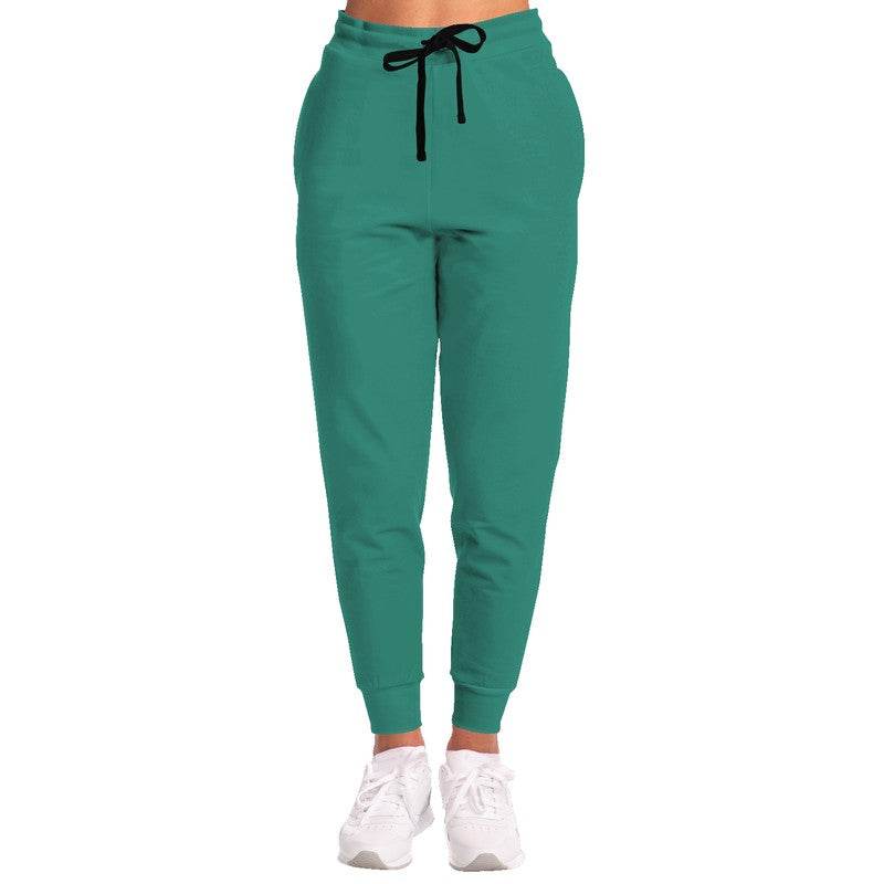 Medium-Dark Medium Blue-Green Joggers (BG-ME-MD) - Woman Front