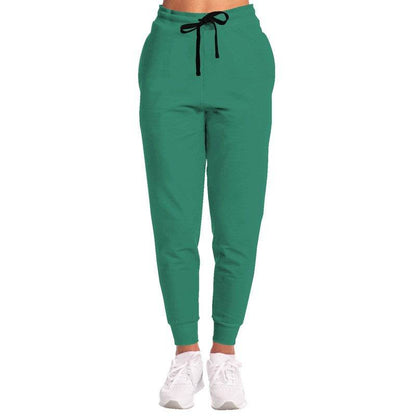 Medium-Dark Medium Blue-Green Joggers (BGG1-ME-MD) - Woman Front