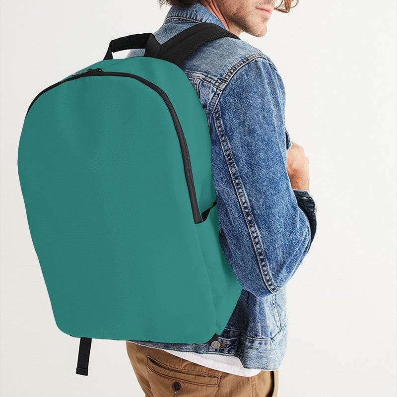 Medium-Dark Medium Blue-Green Waterproof Backpack (CBG3-ME-MD) - Man CloseUp