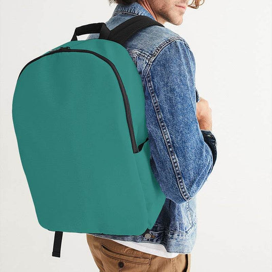 Medium-Dark Medium Blue-Green Waterproof Backpack (CBG3-ME-MD) - Man CloseUp