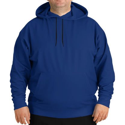 Medium-Dark Medium Blue Hoodie PLUS (IB1-ME-MD) - Man Front PLUS