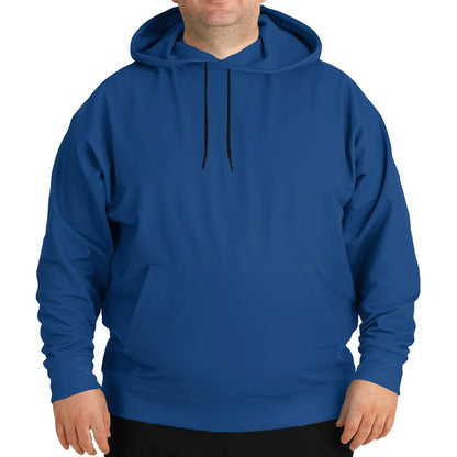 Medium-Dark Medium Blue Hoodie PLUS (IB2-ME-MD) - Man Front PLUS