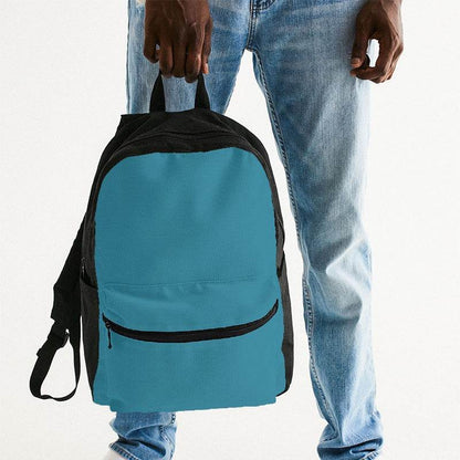 Medium-Dark Medium Cyan Canvas Backpack (BC3-ME-MD) - Man Holding