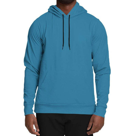 Medium-Dark Medium Cyan Hoodie (BC1-ME-MD) - Man Front