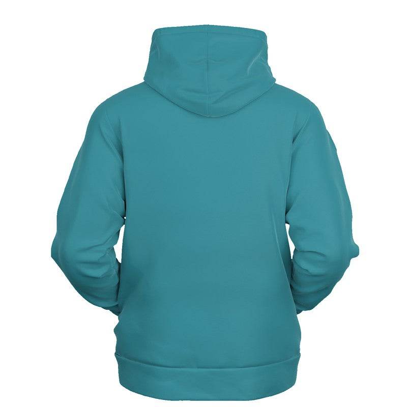 Medium-Dark Medium Cyan Hoodie (C-ME-MD) - Ghost Back
