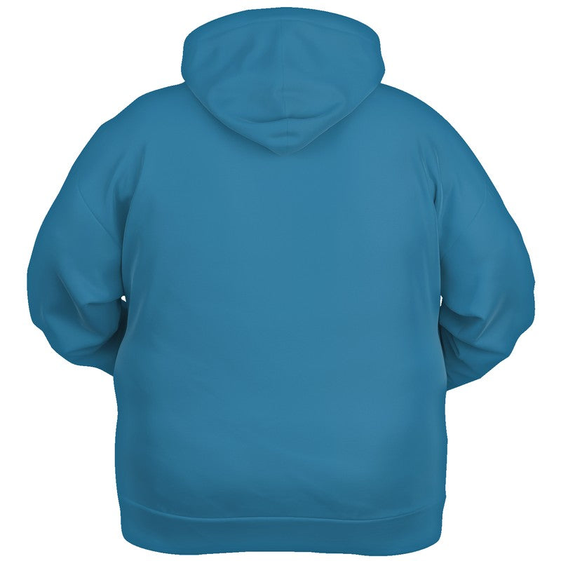Medium-Dark Medium Cyan Hoodie PLUS (BC1-ME-MD) - Ghost Back PLUS