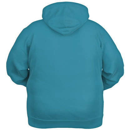Medium-Dark Medium Cyan Hoodie PLUS (BC3-ME-MD) - Ghost Back PLUS