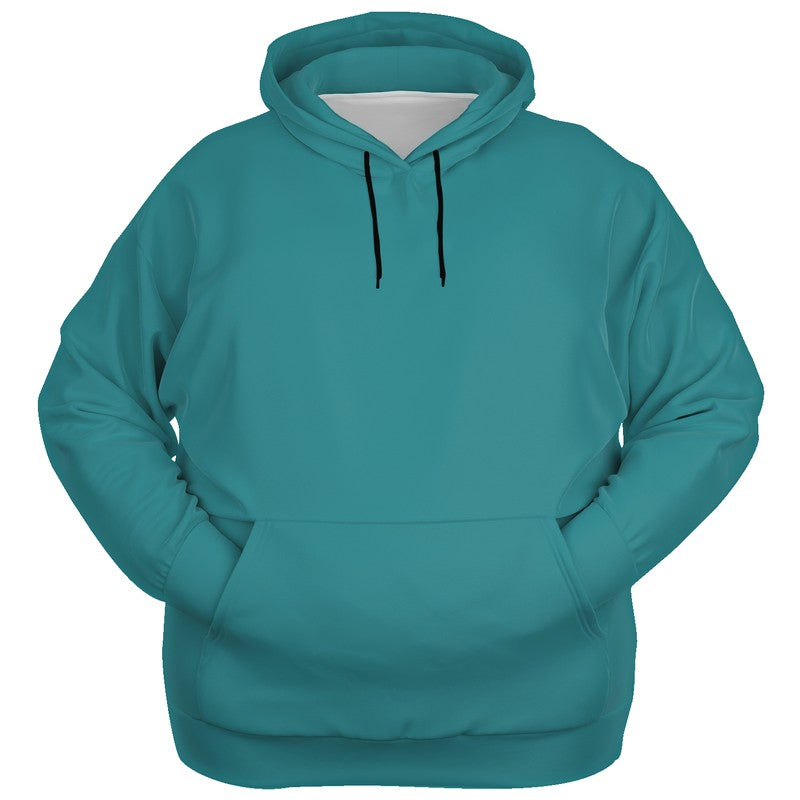 Medium-Dark Medium Cyan Hoodie PLUS (CBG1-ME-MD) - Ghost Front PLUS