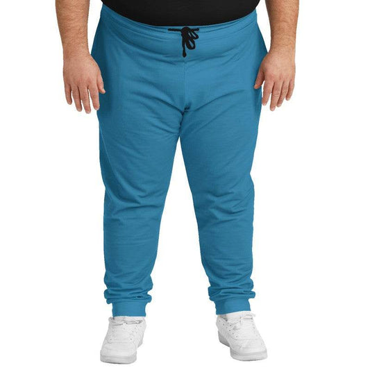 Medium-Dark Medium Cyan Joggers PLUS (BC1-ME-MD) - Man Front PLUS