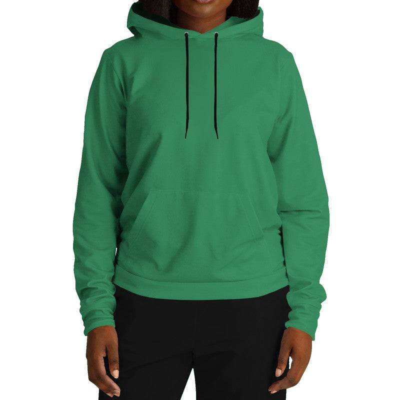 Medium-Dark Medium Green Hoodie (BGG3-ME-MD) - Woman Front