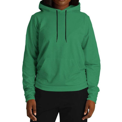 Medium-Dark Medium Green Hoodie (BGG3-ME-MD) - Woman Front
