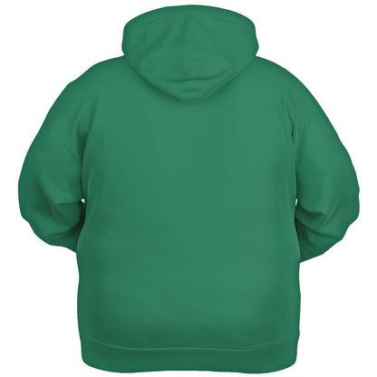 Medium-Dark Medium Green Hoodie PLUS (BGG2-ME-MD) - Ghost Back PLUS