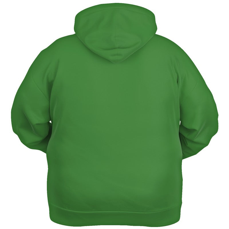 Medium-Dark Medium Green Hoodie PLUS (GL1-ME-MD) - Ghost Back PLUS