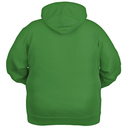 Medium-Dark Medium Green Hoodie PLUS (GL1-ME-MD) - Ghost Back PLUS