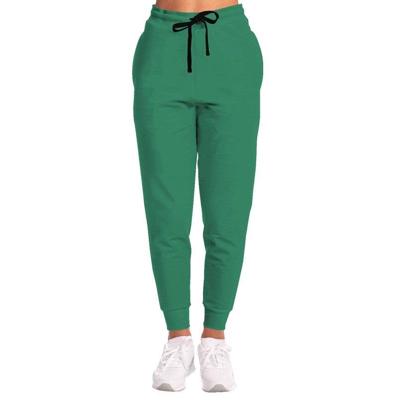 Medium-Dark Medium Green Joggers (BGG2-ME-MD) - Woman Front