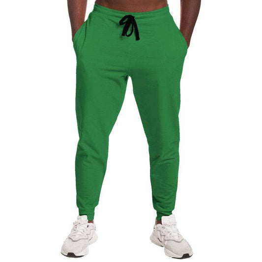 Medium-Dark Medium Green Joggers (G-ME-MD) - Man Front