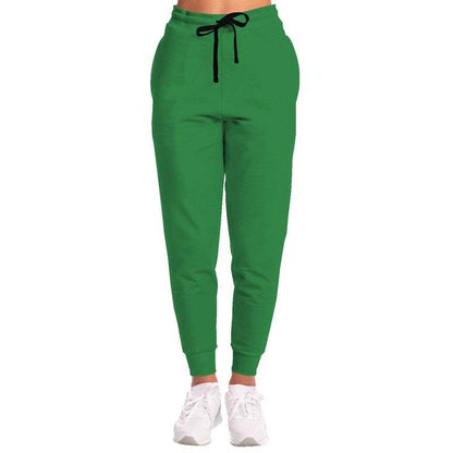 Medium-Dark Medium Green Joggers (G-ME-MD) - Woman Front