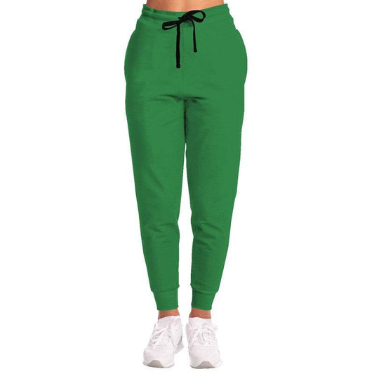 Medium-Dark Medium Green Joggers (G-ME-MD) - Woman Front