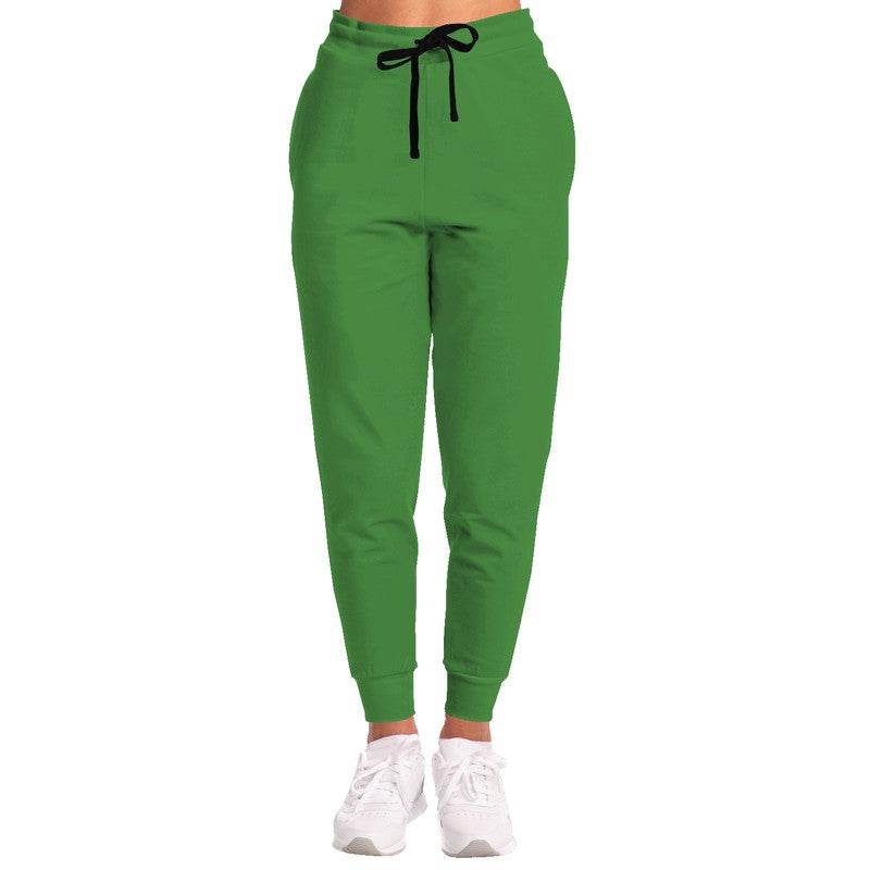 Medium-Dark Medium Green Joggers (GL1-ME-MD) - Woman Front
