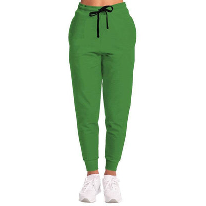 Medium-Dark Medium Green Joggers (GL1-ME-MD) - Woman Front