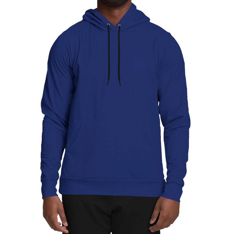 Medium-Dark Medium Indigo Hoodie (I-ME-MD) - Man Front