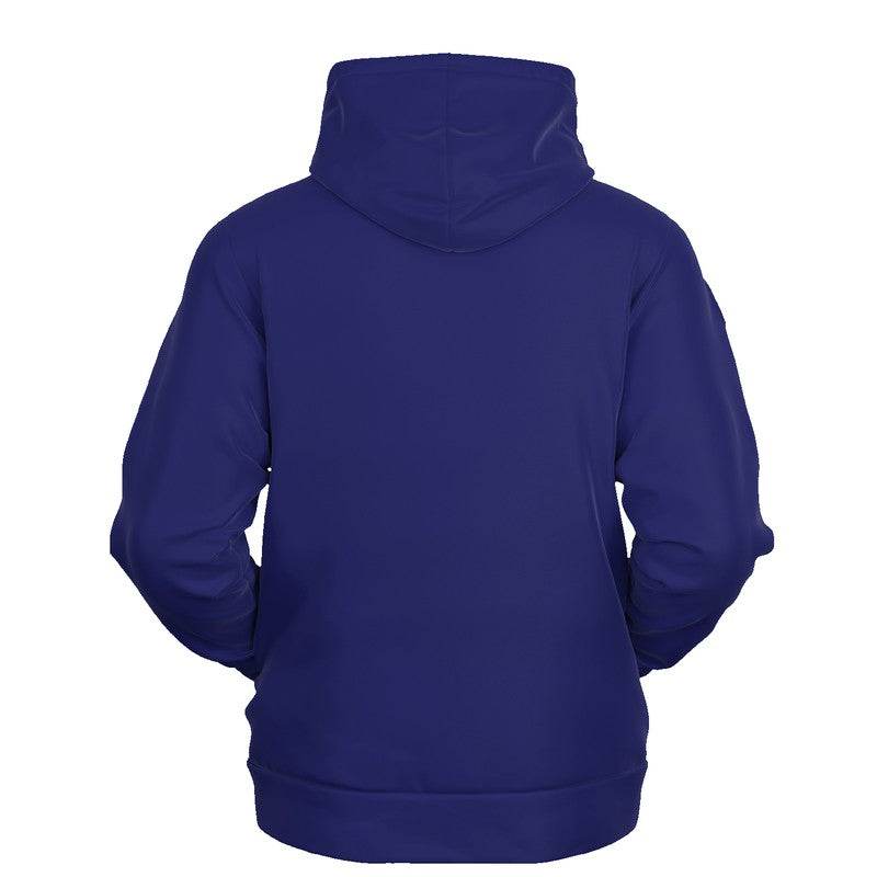 Medium-Dark Medium Indigo Hoodie (PUI3-ME-MD) - Ghost Back