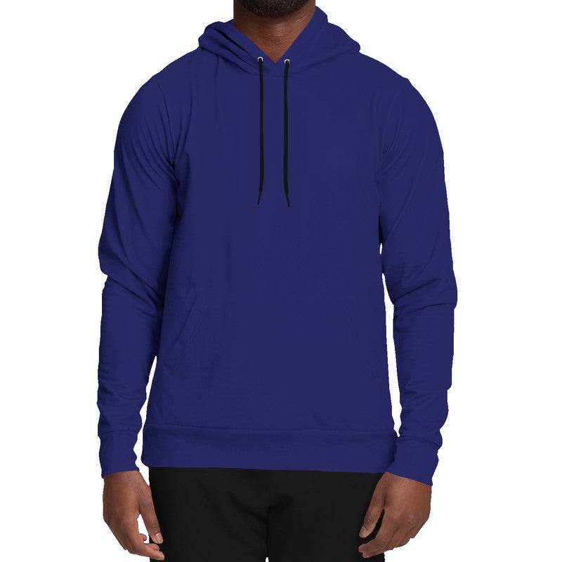 Medium-Dark Medium Indigo Hoodie (PUI3-ME-MD) - Man Front