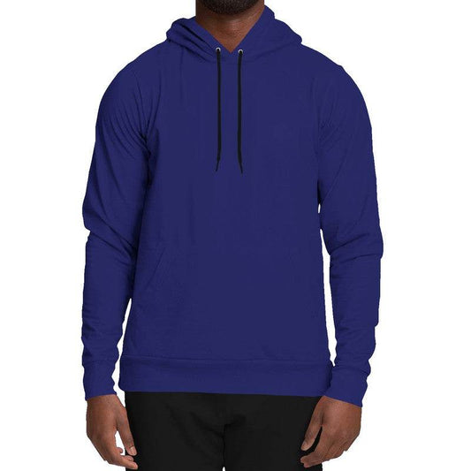 Medium-Dark Medium Indigo Hoodie (PUI3-ME-MD) - Man Front