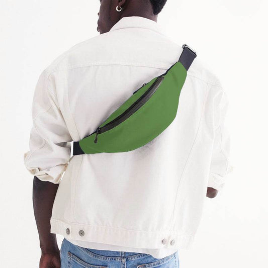 Medium-Dark Medium Lime Belt Bag (GL2-ME-MD) - Man Back