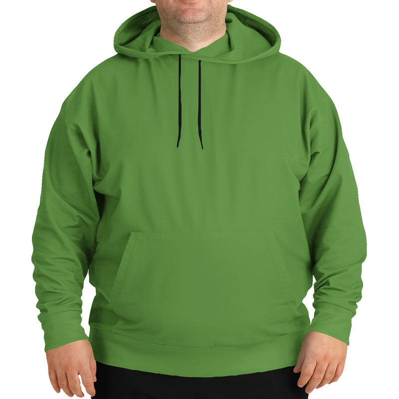 Medium-Dark Medium Lime Hoodie PLUS (GL2-ME-MD) - Man Front PLUS