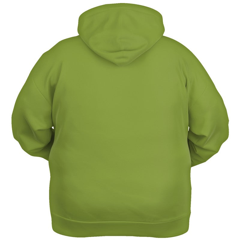Medium-Dark Medium Lime Hoodie PLUS (L-ME-MD) - Ghost Back PLUS