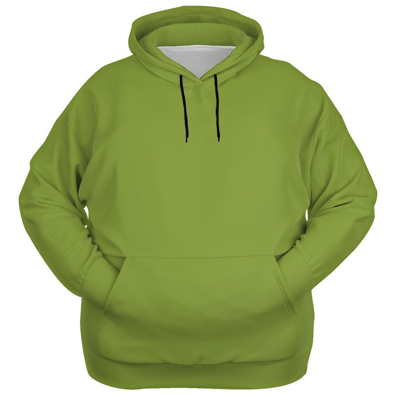 Medium-Dark Medium Lime Hoodie PLUS (L-ME-MD) - Ghost Front PLUS