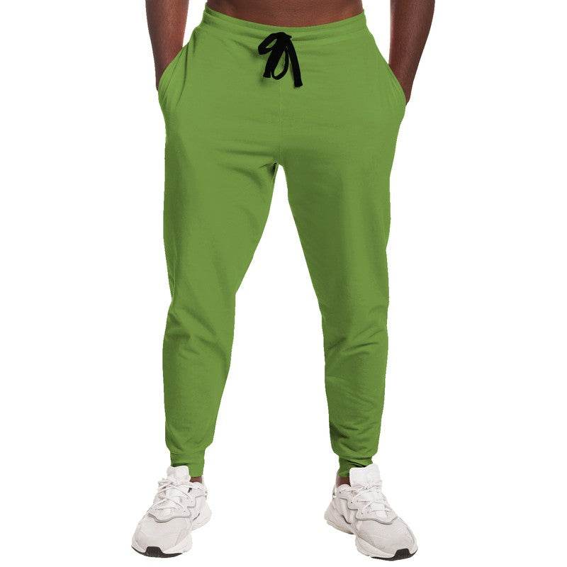 Medium-Dark Medium Lime Joggers (GL3-ME-MD) - Man Front