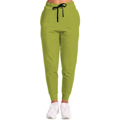 Medium-Dark Medium Lime Joggers (LY1-ME-MD) - Woman Front