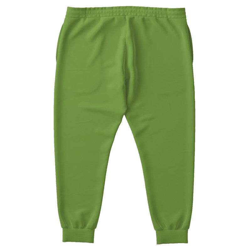 Medium-Dark Medium Lime Joggers PLUS (GL3-ME-MD) - Back PLUS